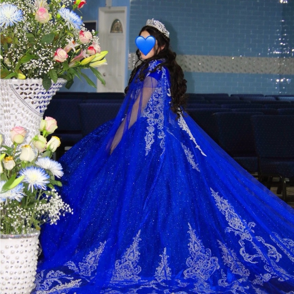 Elegant Blue quinceañera Dress